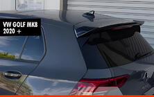 Volkswagen Golf 8 2019– DPT V-2 spoiler (HB, hoogglans zwart) foto 1