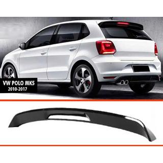 DPT V-2 spoiler (HB, hoogglans zwart) Volkswagen Polo 2010–2017
