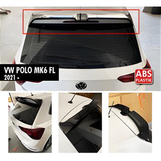 Spoiler DPT V-1 (2021+, HB, hoogglans zwart) Volkswagen Polo 2017– foto 1