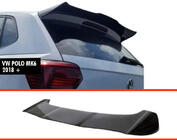 Volkswagen Polo 2017– DPT V-2 spoiler (2017-2021, HB, hoogglans zwart) foto 1