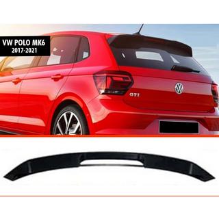 DPT V-3 achterspoiler (2017-2021, HB, hoogglans zwart) Volkswagen Polo 2017–