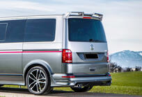 Volkswagen T6 2015–2024 DPT spoiler (hoogglans zwart) foto 2