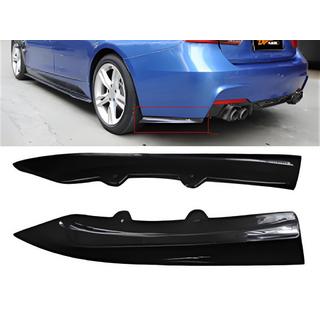 Achterste FLAP opzetstukken DPT (glanzend zwart) BMW 3 Serie F30/F31 2012–2019 foto 1