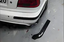 BMW 5 Serie E39 1996–2003 Achterste FLAP opzetstukken DPT (glanzend zwart) foto 1