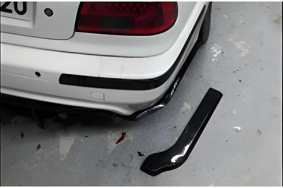 BMW 5 Serie E39 1996–2003 Achterste FLAP opzetstukken DPT (glanzend zwart) Image