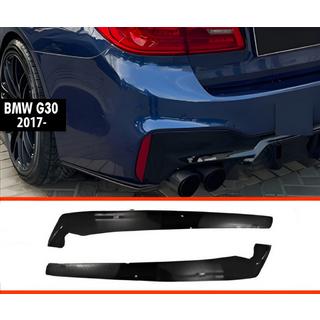 Achterste FLAP-sierstukken DPT (voor M-Sport/M5 F90, hoogglans zwart)