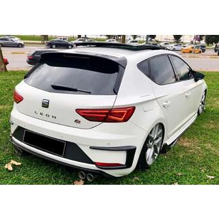 Canards voor achterbumper DPT (2017-2020, 2 stuks, hoogglans zwart) Seat Leon 2013–2020 foto 3