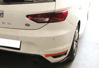 Seat Leon 2013–2020 Achterste FLAP opzetstukken DPT (glanzend zwart) foto 1