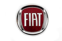 Fiat Embleem (rood, met pin) foto 1