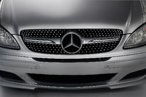Mercedes Vito W639 2004–2014 Voorgrille Diamond Silver (2004-2010) foto 1