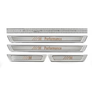 Universele dorpellijsten BMW M Performance V-1 (4 stuks, RVS) foto 2