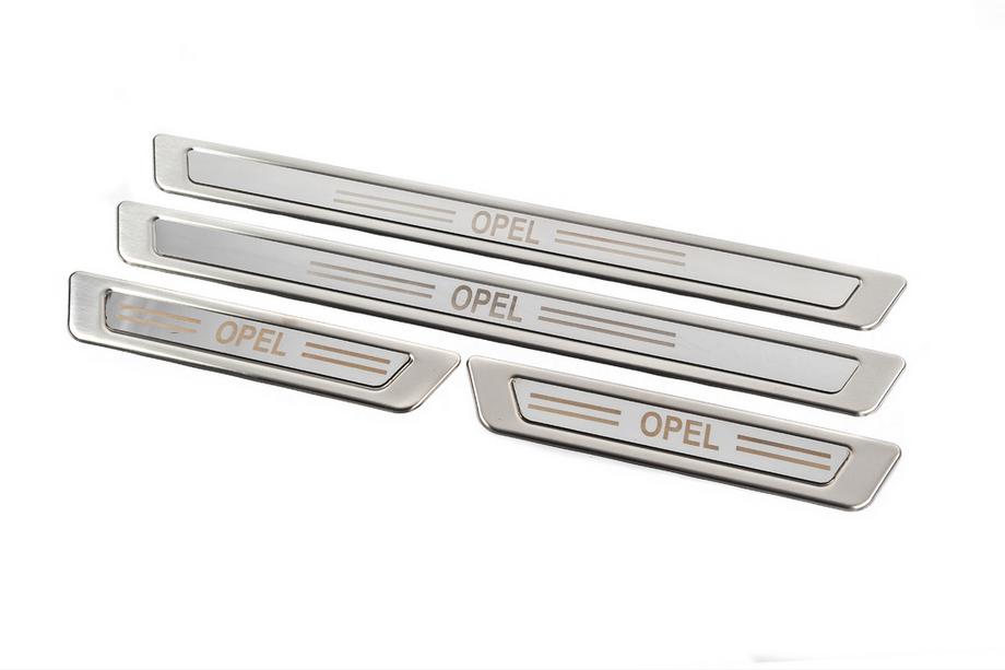 Opel Universele dorpellijsten Opel V-1 (4 stuks, roestvrij staal) Foto 3