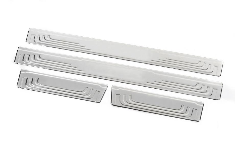 Toyota Universele dorpellijsten Toyota V-2 (4 stuks, RVS) Foto 2