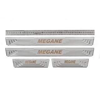 Dorpellijsten V-2 (4 stuks, RVS) Renault Megane I 1996–2004 foto 1