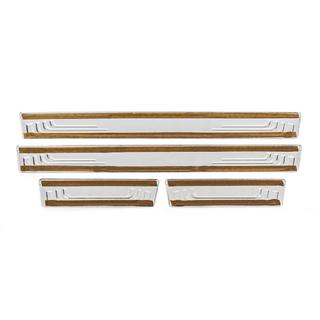 Dorpellijsten V-2 (4 stuks, RVS) Renault Megane I 1996–2004 foto 4