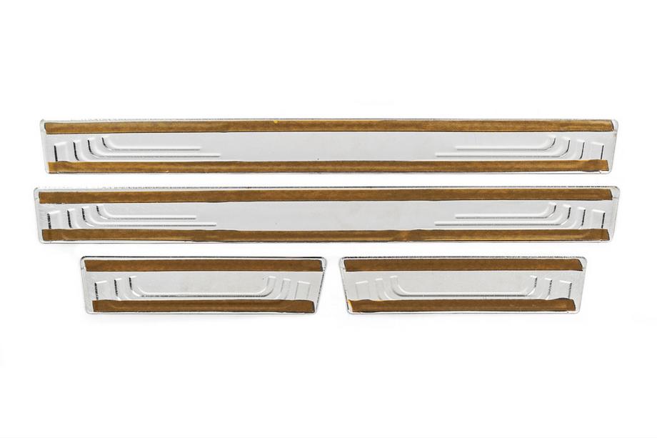 Renault Megane I 1996–2004 Dorpellijsten V-2 (4 stuks, RVS) Foto 4