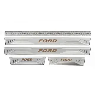 Universele instaplijsten voor Ford V-2 (4 st., RVS) foto 1