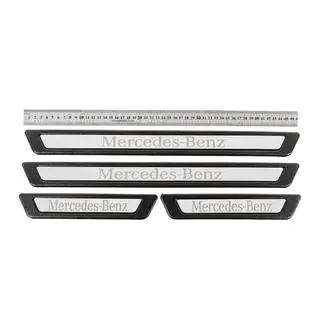 Universele dorpellijsten voor Mercedes V-3 (4 stuks, RVS)