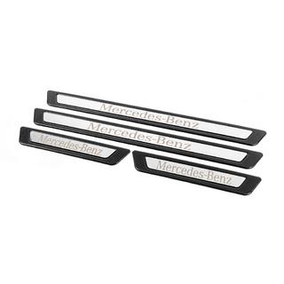 Universele dorpellijsten voor Mercedes V-3 (4 stuks, RVS) foto 3
