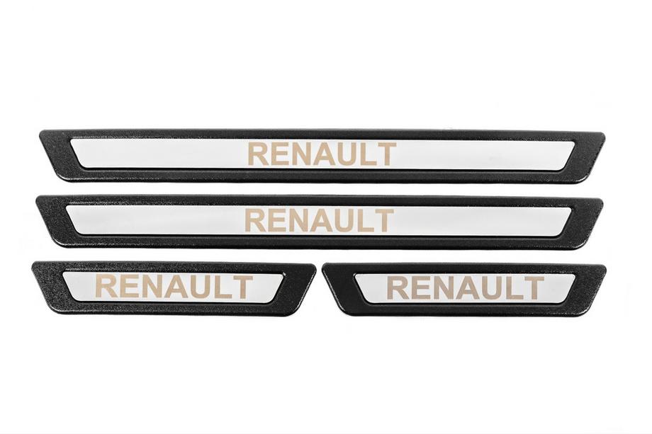 Renault Universele instaplijsten voor Renault V-3 (4 stuks, RVS) Foto 2