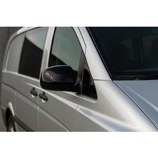 Spiegelkappen zwart (2004-2010, RVS) Mercedes Vito W639 2004–2014 foto 1