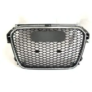 Voorgrille RS-style V-1 (2010-2014, zwart met chroom)