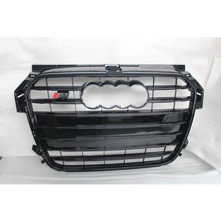 Voorgrille S-style V-2 (2010-2014, zwart met chroom)