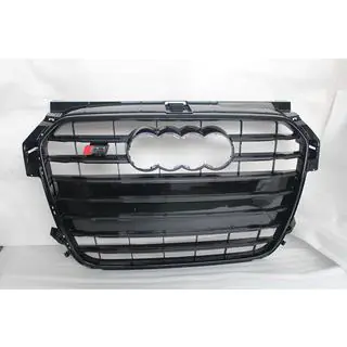 Voorgrille S-style V-2 (2010-2014, zwart met chroom)