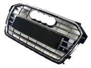 Audi A1 2010–2018 S-style voorgrille (2014-2018, zwart met chroom) foto 3