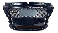 Audi A3 2003–2012 Voorgrille in RS-stijl V-2 (2008-2012, zwart) foto 1