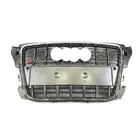 Audi A3 2003–2012 Voorgrille S-style (2008-2012, grijs met chroom) foto 2