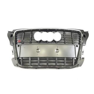 Voorgrille S-style (2008-2012, grijs met chroom) Audi A3 2003–2012 foto 2