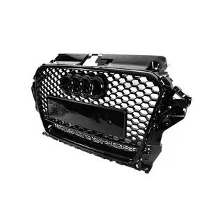 RS-stijl grille met Quattro-logo (2012-2016, zwart) foto 2