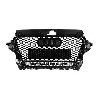 RS-stijl grille met Quattro-logo (2012-2016, zwart) foto 4