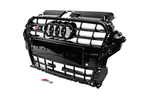 Audi A3 2012–2020 Voorgrille S-style (2012-2016, zwart) foto 2