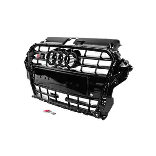 Voorgrille S-style (2012-2016, zwart) Audi A3 2012–2020 foto 2
