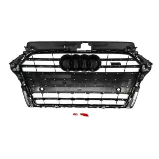 Voorgrille S-style (2016-2020, grijs met chroom) Audi A3 2012–2020 foto 4