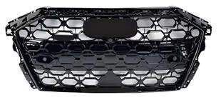 Audi A3 2020– Voorgrille in RS-stijl (zwart) foto 1