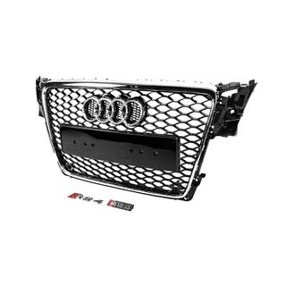 RS-style V-2 voorgrille (2007-2011, zwart met chroom) foto 2