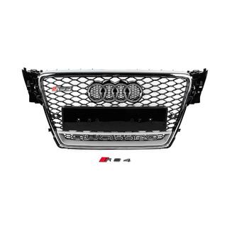 Voorgrille met Quattro-logo, RS-style (2007-2011, zwart) foto 1