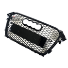 Audi A4 B8 2007–2015 RS-stijl frontgrille (2012-2015, zwart) foto 2