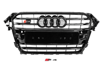Audi A4 B8 2007–2015 Zwarte S-style grille voorzijde (2012-2015) foto 1