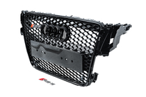 Audi A5 2007–2015 RS-style grille voorzijde (2007-2011, zwart) foto 2