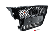 Audi A5 2007–2015 RS-style grille voorzijde (2007-2011, zwart) foto 3