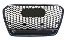 Audi A5 2007–2015 RS-style voorgrille met Quattro-opschrift (2011-2015, zwart) foto 1