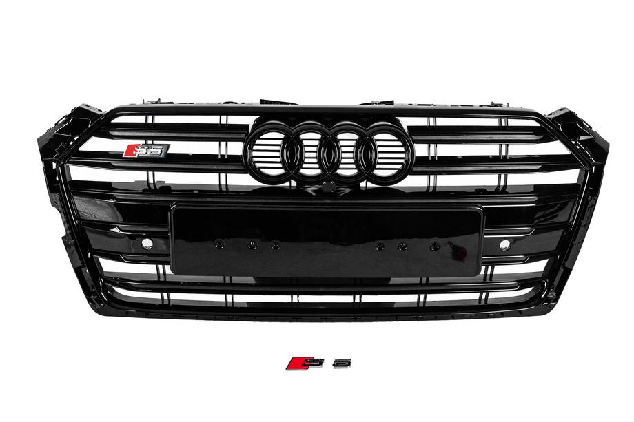 Audi A5 2016–2025 Voorgrille S-style (2016-2019, zwart) Foto 2