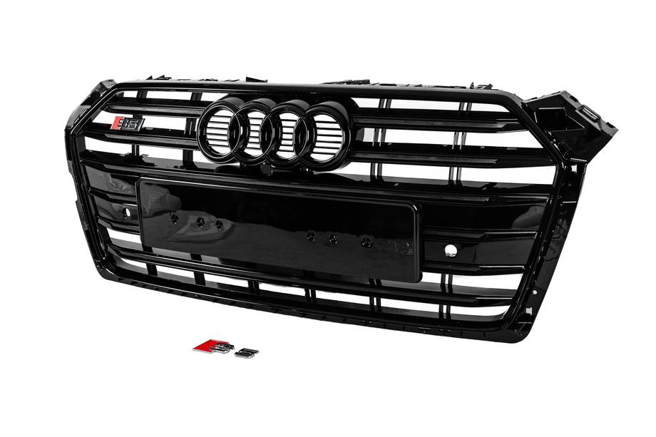 Audi A5 2016–2025 Voorgrille S-style (2016-2019, zwart) Foto 3