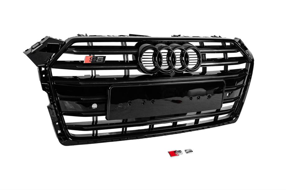 Audi A5 2016–2025 Voorgrille S-style (2016-2019, zwart) Foto 4