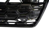 Audi A6 C8 2018–2025 RS-style voorgrille (2024+, zwart) foto 3