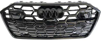 Audi A6 C8 2018–2025 RS-style voorgrille (2024+, zwart) foto 1